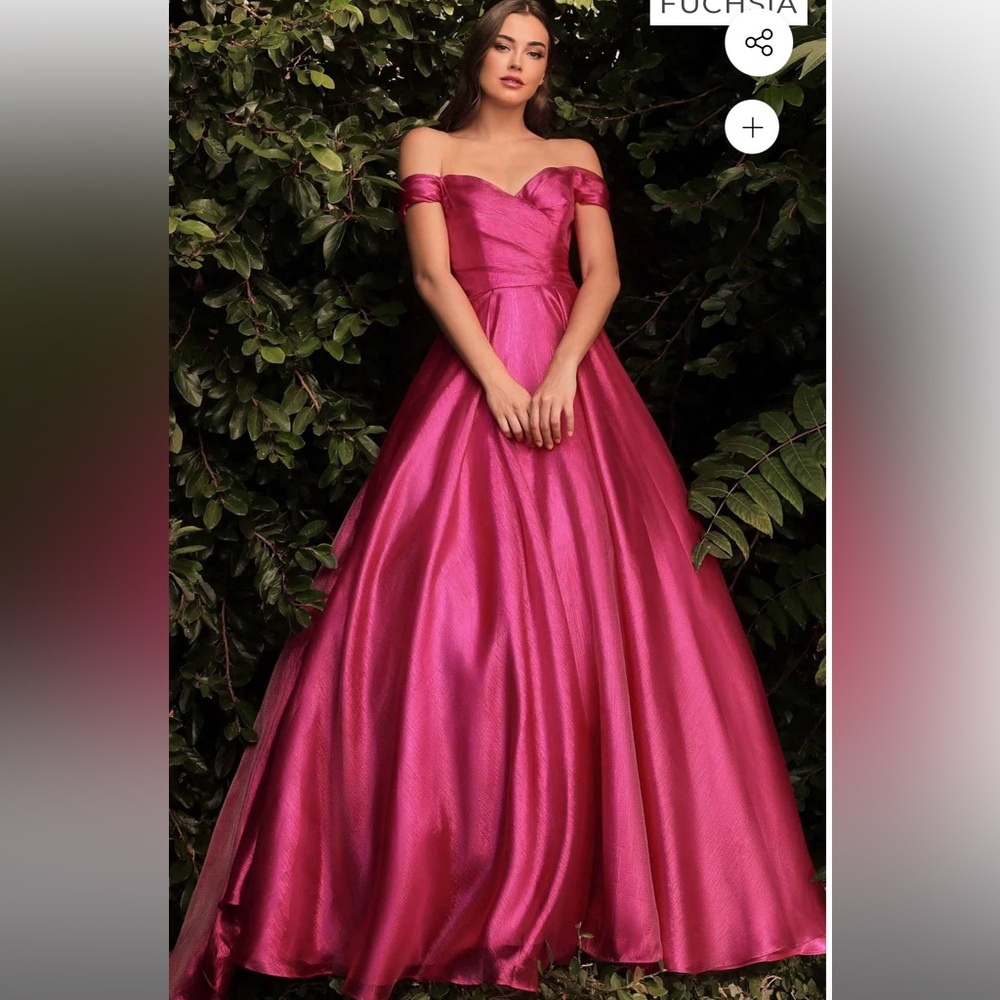 Cinderella Divine J822 Hot Pink Ball gown